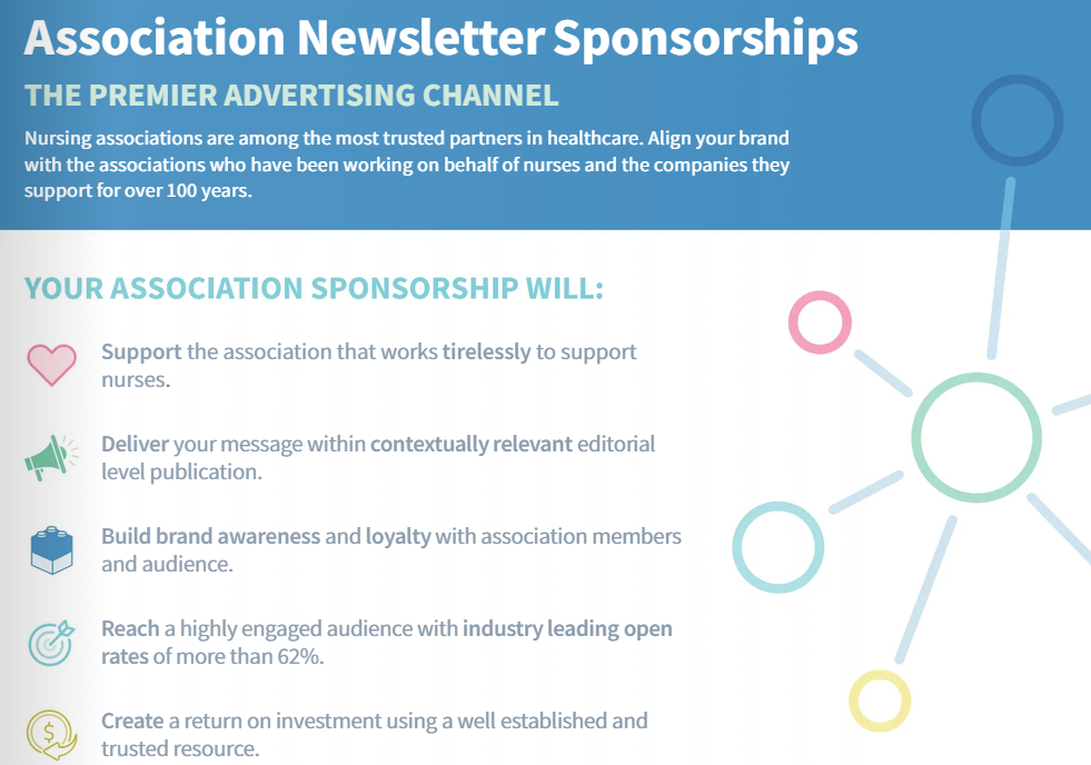 Association Newsletter Sponsorships