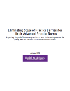 Eliminating Scope of Practice Barriers for Illinois Advanced Practice Nurses PDF