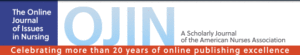 OJIN: The Online Journal of Issues in Nursing logo